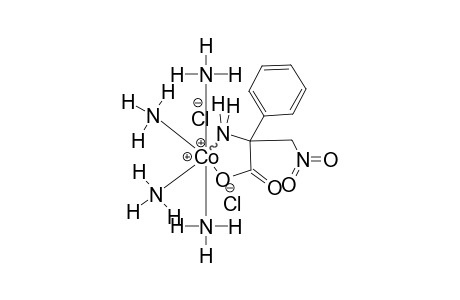 (2-AMINO-2-PHENYL-3-NITROPROPANOATO-N2,O)-TETRAAMINE-COBALT(III)-CHLORIDE