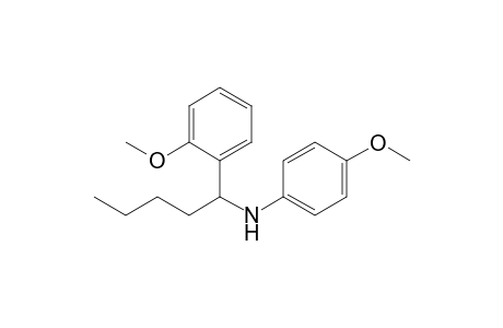 N-(4-Methoxyphenyl)-N-[1-(2-methoxyphenyl)pentyl]amine
