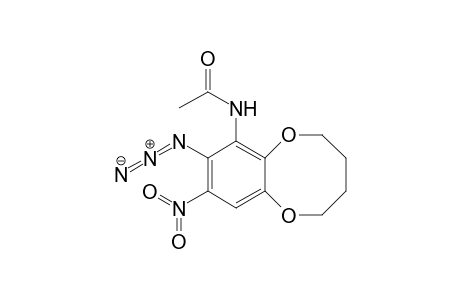N-(8-azido-9-nitro-2,3,4,5-tetrahydro-1,6-benzodioxocin-7-yl)acetamide