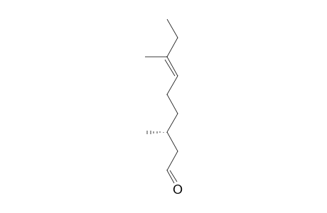 (R,E)-3,7-dimethylnon-6-enal