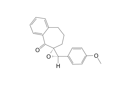 (3'S,8R)-3'-(4-methoxyphenyl)spiro[6,7-dihydro-5H-benzo[7]annulene-8,2'-oxirane]-9-one