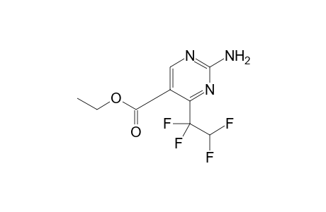 Ethyl 2-amino-4-(1,1,2,2-tetrafluoroethyl)pyrimidine-5-carboxylate