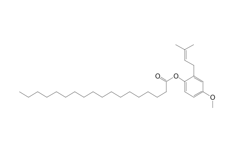 2-(3-Methyl-2-butenyl)-4-methoxyphenyl stearate