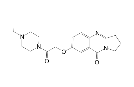 pyrrolo[2,1-b]quinazolin-9(1H)-one, 7-[2-(4-ethyl-1-piperazinyl)-2-oxoethoxy]-2,3-dihydro-