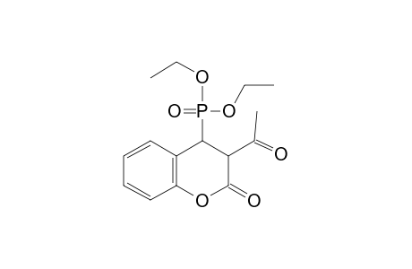 Diethyl 3-acetyl-2-oxo-3,4-dihydro-2H-chromen-4-ylphosphonate