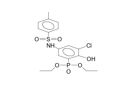 4-TOSYLAMIDO-2-DIETHOXYPHOSPHORYL-6-CHLOROPHENOL