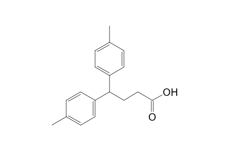 4,4-bis(4-methylphenyl)butanoic acid