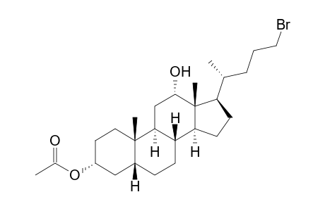 3.alpha.-Acetoxy-24-bromo-12.alpha.-hydroxy-5.beta.-cholane