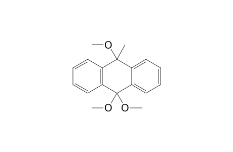 9-Methyl-9,10,10-trimethoxy-9,10-dihydroanthracene