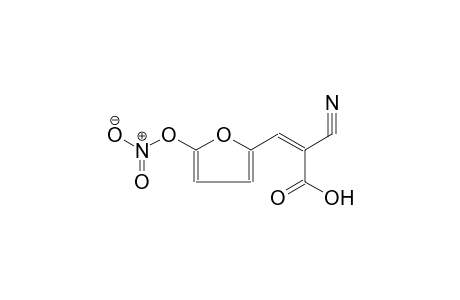 (2Z)-2-cyano-3-[5-(nitrooxy)-2-furyl]-2-propenoic acid