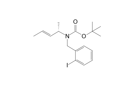 (S)-4-[N-(tert-Butoxycarbonyl)-N-(2-iodobenzyl)amino]pent-2-ene