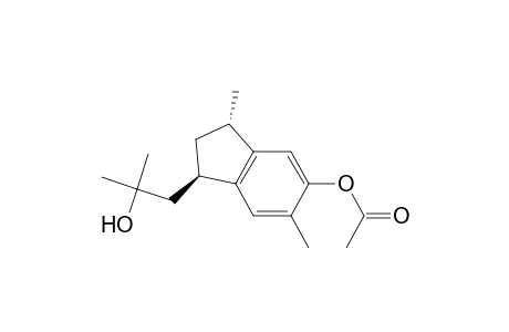 trans-1-(5-Acetoxy-3,6-dimethyl-1-indanyl)-2-methyl-2-propanol