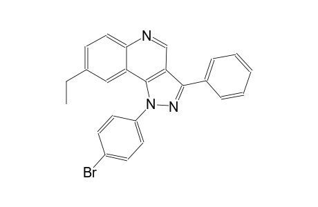 1-(4-bromophenyl)-8-ethyl-3-phenyl-1H-pyrazolo[4,3-c]quinoline