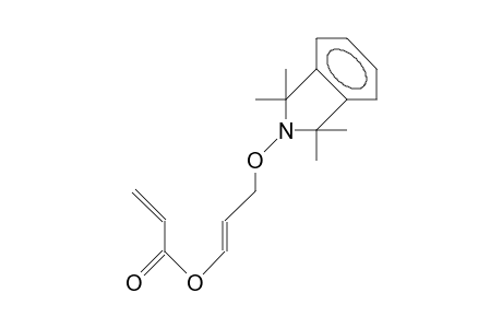 (E)-3-(1,1,3,3-Tetramethyl-1,3-dihydro-isoindol-2-yloxy)-prop-1-enyl acrylate