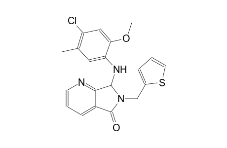 5H-pyrrolo[3,4-b]pyridin-5-one, 7-[(4-chloro-2-methoxy-5-methylphenyl)amino]-6,7-dihydro-6-(2-thienylmethyl)-