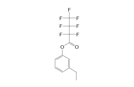 3-Ethylphenol, o-heptafluorobutyryl-