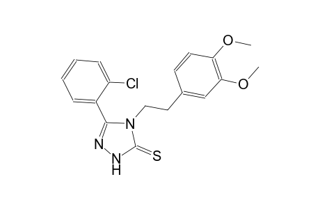5-(2-chlorophenyl)-4-[2-(3,4-dimethoxyphenyl)ethyl]-2,4-dihydro-3H-1,2,4-triazole-3-thione
