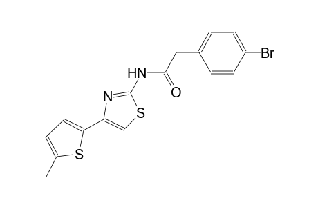 2-(4-bromophenyl)-N-[4-(5-methyl-2-thienyl)-1,3-thiazol-2-yl]acetamide