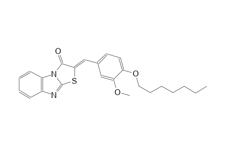 thiazolo[3,2-a]benzimidazol-3(2H)-one, 2-[[4-(heptyloxy)-3-methoxyphenyl]methylene]-, (2Z)-