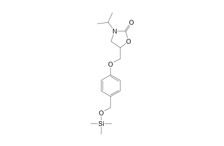 4-[(trimethysilyloxy)methyl]-1-[(3'-isopropyl-(1,3)-oxazolid-2'-on-5'-yl)methoxy]benzene