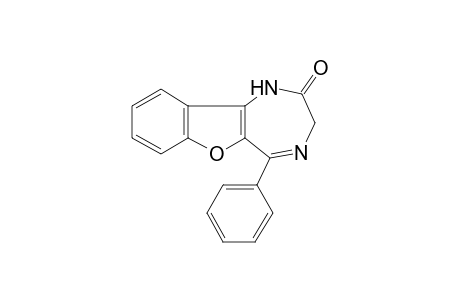 5-Phenyl-1,3-dihydro-2H-[1]benzofuro[3,2-E][1,4]diazepin-2-one