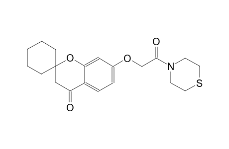 7-(2-oxo-2-thiomorpholinoethoxy)spiro[chroman-2,1'-cyclohexan]-4-one