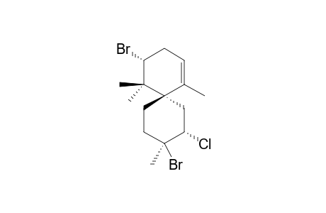 (2R,6S,8S,9S)-2,9-dibromo-8-chloro-1,1,5,9-tetramethylspiro[5.5]undec-4-ene