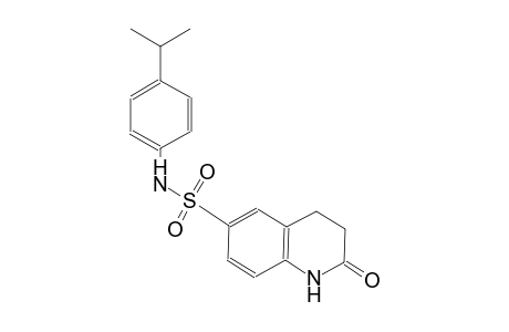 N-(4-isopropylphenyl)-2-oxo-1,2,3,4-tetrahydro-6-quinolinesulfonamide