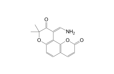 (10E)-10-(aminomethylene)-8,8-dimethyl-2H,8H-pyrano[2,3-f]chromene-2,9(10H)-dione