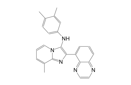 N-(3,4-dimethylphenyl)-8-methyl-2-(5-quinoxalinyl)imidazo[1,2-a]pyridin-3-amine