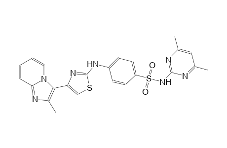 benzenesulfonamide, N-(4,6-dimethyl-2-pyrimidinyl)-4-[[4-(2-methylimidazo[1,2-a]pyridin-3-yl)-2-thiazolyl]amino]-