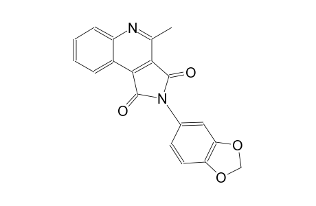 2-(1,3-benzodioxol-5-yl)-4-methyl-1H-pyrrolo[3,4-c]quinoline-1,3(2H)-dione