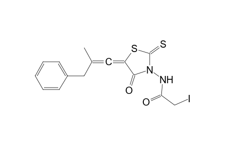 3-[(2'-Iodoacetyl)amino]-5-[(2'-methyl-3'-phenyl)propenylidene]-2-thioxothiazolidin-4-one