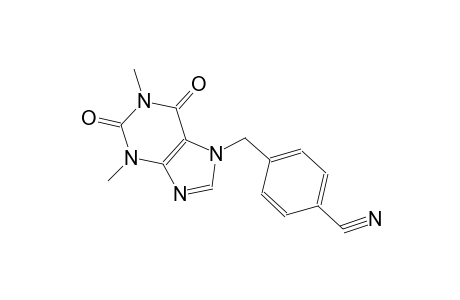 4-[(1,3-dimethyl-2,6-dioxo-1,2,3,6-tetrahydro-7H-purin-7-yl)methyl]benzonitrile