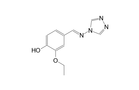 phenol, 2-ethoxy-4-[(E)-(4H-1,2,4-triazol-4-ylimino)methyl]-