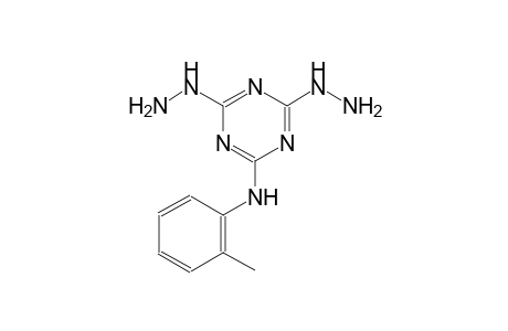 4,6-dihydrazino-N-(2-methylphenyl)-1,3,5-triazin-2-amine