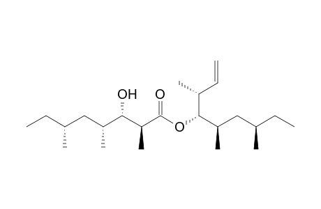3,5,7-Trimethylnonen-4-yl hemibourgeanic acid ester