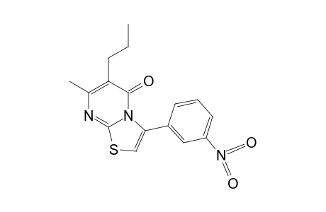 7-Methyl-3-(3-nitrophenyl)-6-propyl-5H-[1,3]thiazolo[3,2-a]pyrimidin-5-one