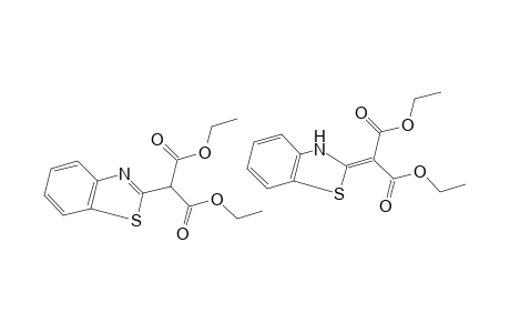 2-benzothiazolemalonic acid, diethyl ester