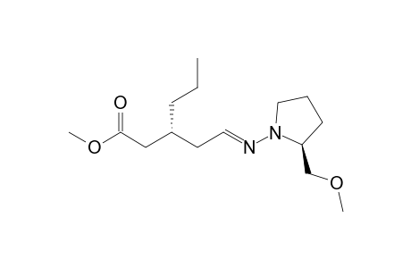 methyl-(2'S,3R)-(-)-5-[2-(methoxymethyl)pyrrolidinoimno]-3-propylpentanoate