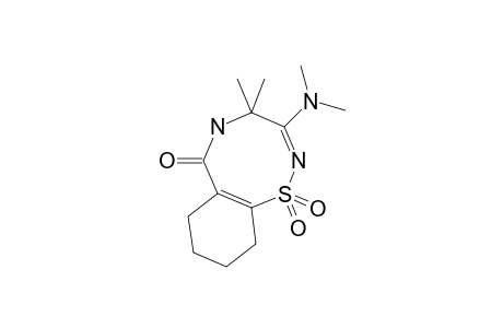 3-(DIMETHYLAMINO)-7,8,9,10-TETRAHYDRO-4,4-DIMETHYL-4H-1,2,5-BENZOTHIADIAZOCIN-6-(5H)-ON-1,1-DIOXIDE