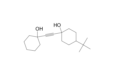 1-(2-(1-Hydroxycyclohexyl)ethynyl)-4-t-butyl-1-cyclohexanol