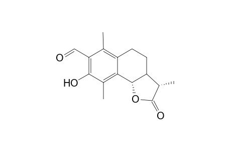 (3S,9bS)-8-hydroxy-3,6,9-trimethyl-2-oxo-2,3,3a,4,5,9b-hexahydronaphtho[1,2-b]furan-7-carbaldehyde
