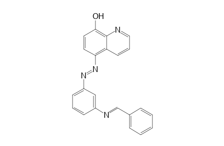 5-((3-(benzylideneamino) phenyl)diazenyl)quinolin-8-ol