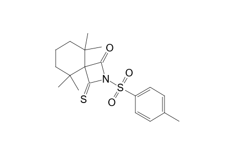 5,5,9,9-tetramethyl-3-thioxo-2-tosyl-2-aza-spiro[3.5]nonan-1-one