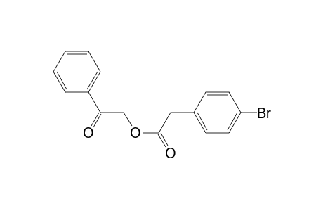 2-(4-bromophenyl)acetic acid phenacyl ester