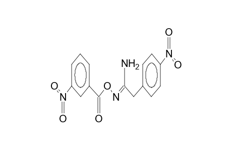 1-(3-nitrobenzoyloxyimino)-1-amino-2-(4-nitrophenyl)ethane
