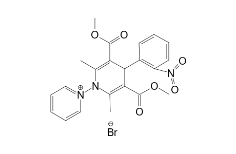 N-2-methyl-3,5-dimethoxycarbonyl-4-(o-nitrophenyl)-1,4-dihydropyridinyl-6-methyl]pyridinium bromide