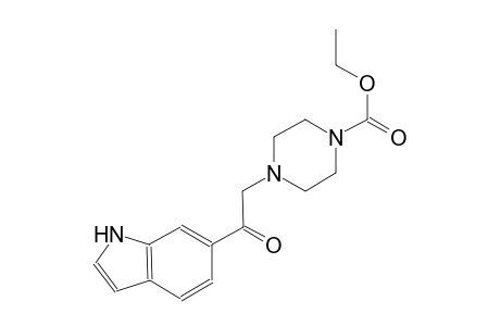 1-piperazinecarboxylic acid, 4-[2-(1H-indol-6-yl)-2-oxoethyl]-,ethyl ester