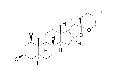 CANNIGENIN;(25R)-1-BETA,3-BETA-DIHYDROXY-5-ALPHA-SPIROSTANE
